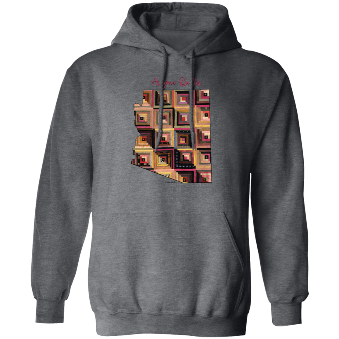 Arizona Quilter Pullover Hoodie, Gift for Quilting Friends and Family