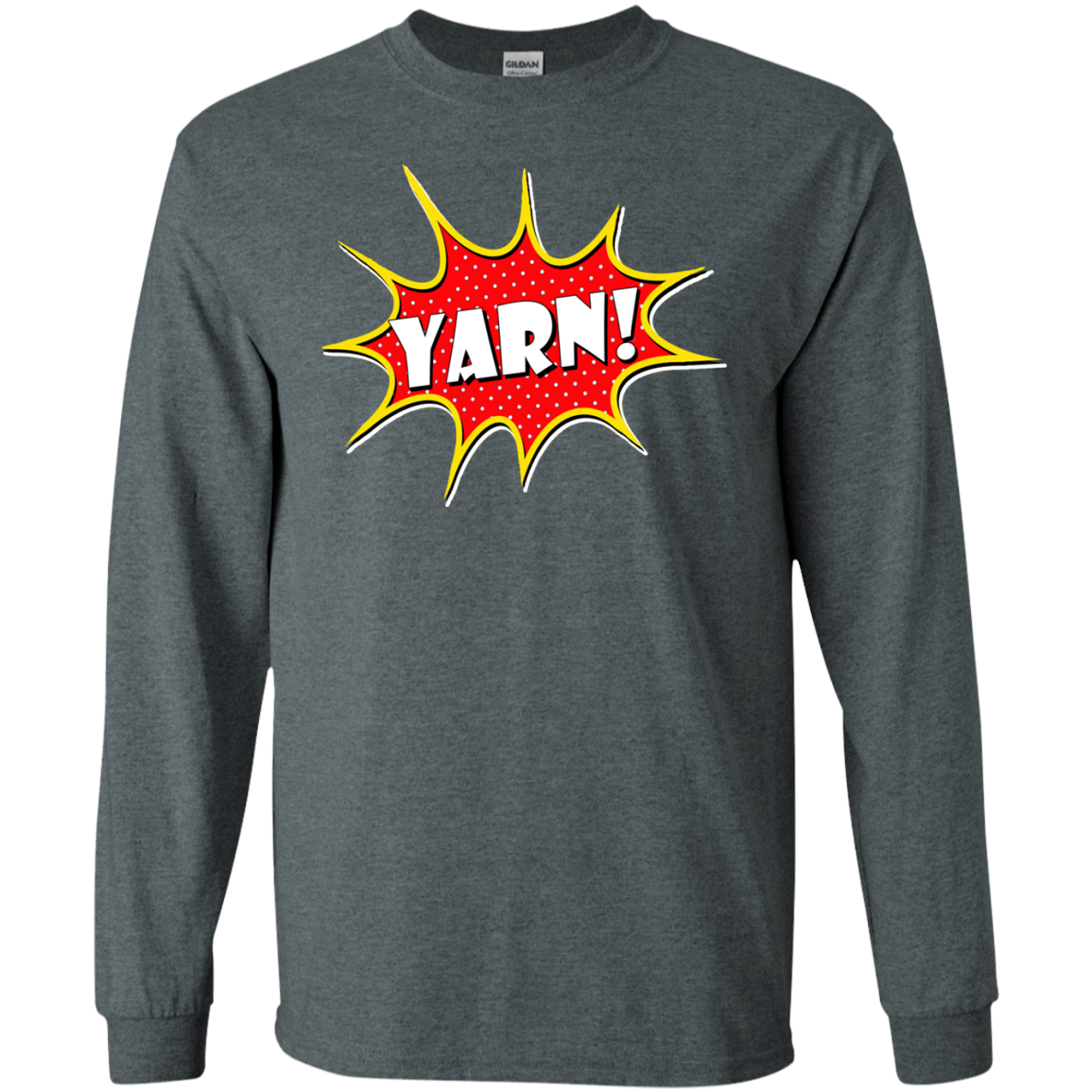 Yarn! Comic Starburst LS Ultra Cotton T-Shirt