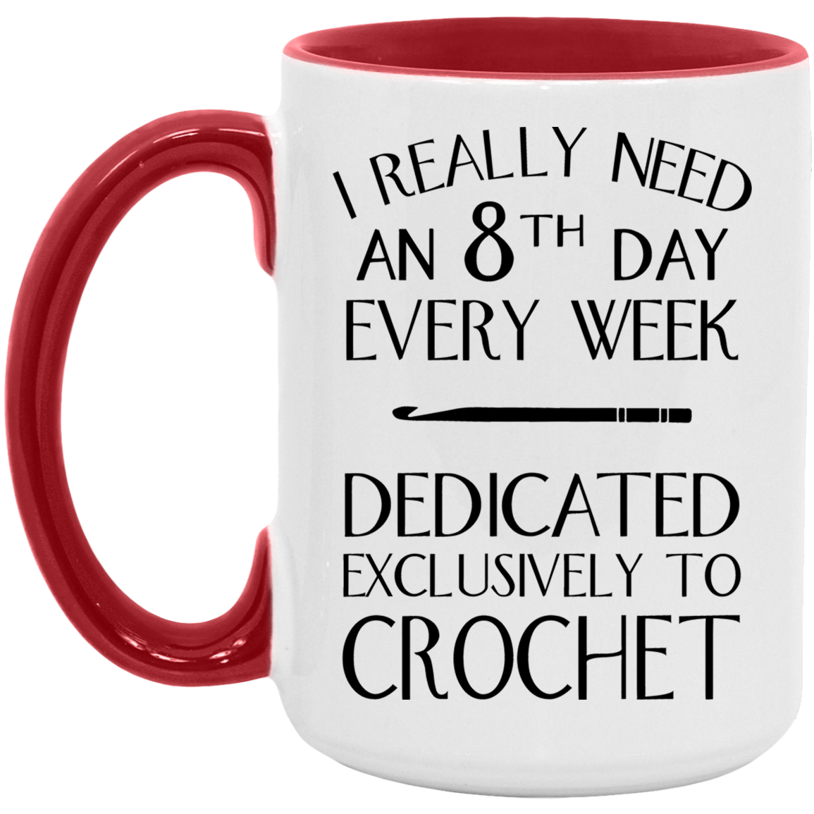 8th Day Crochet Mugs