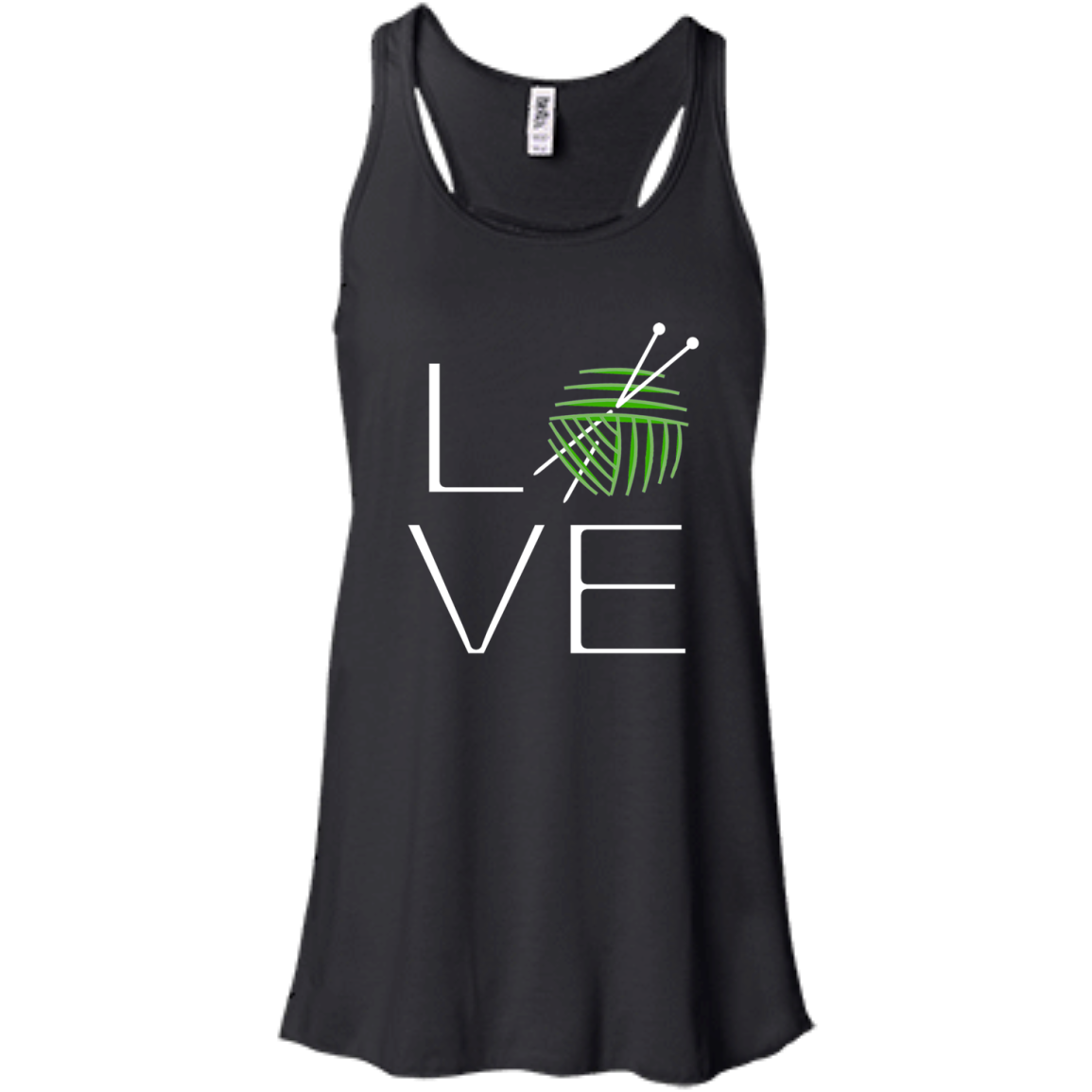 LOVE Knitting Flowy Racerback Tank
