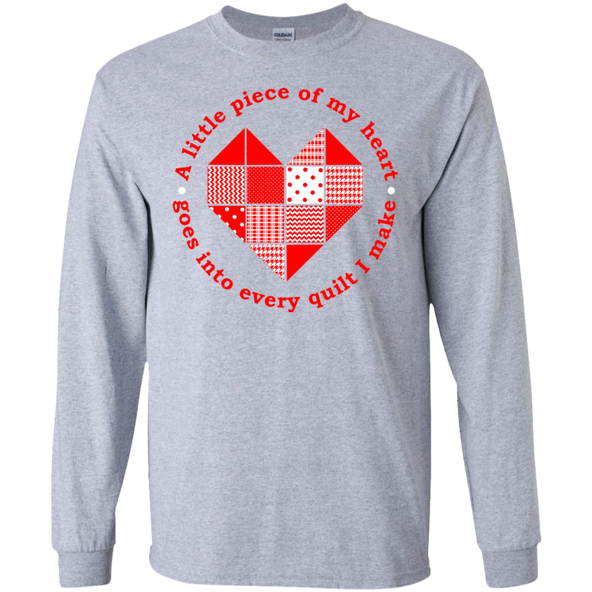 Piece of My Heart (Quilt) LS Ultra Cotton T-Shirt