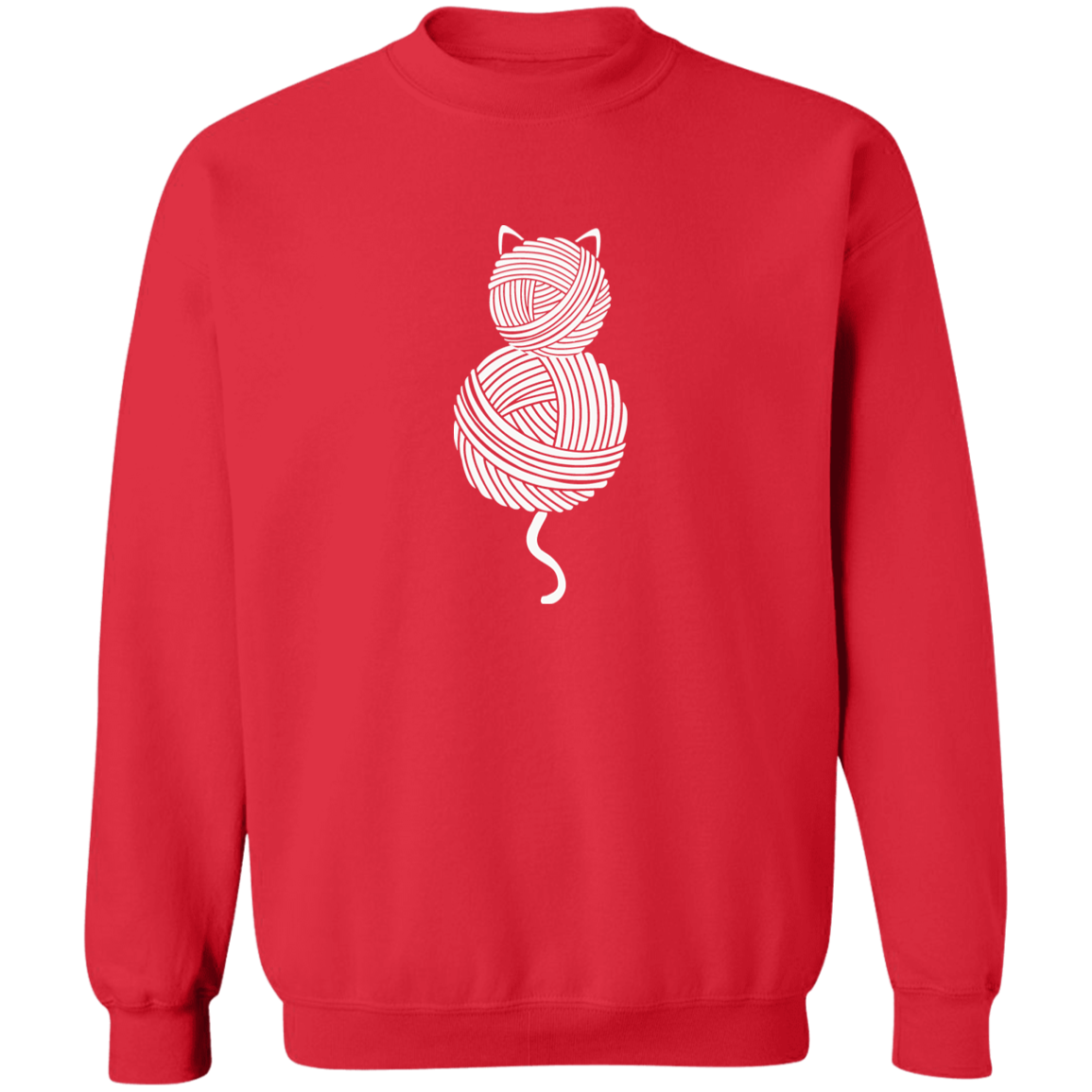 Yarn Kitty Crewneck Pullover Sweatshirt