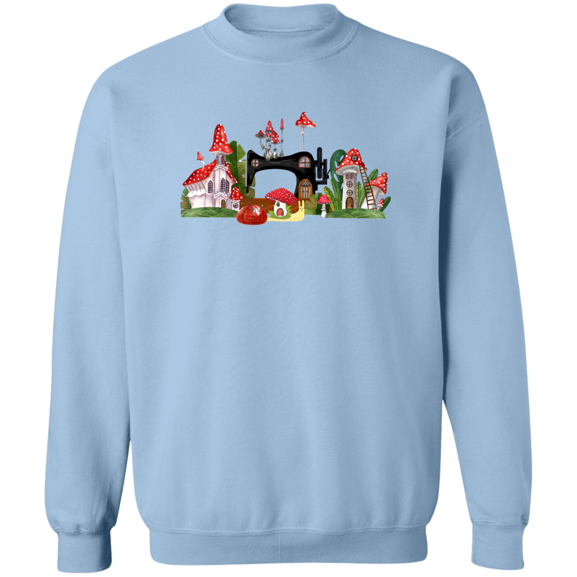 Sewing Machine Mushroom Village Sweatshirt