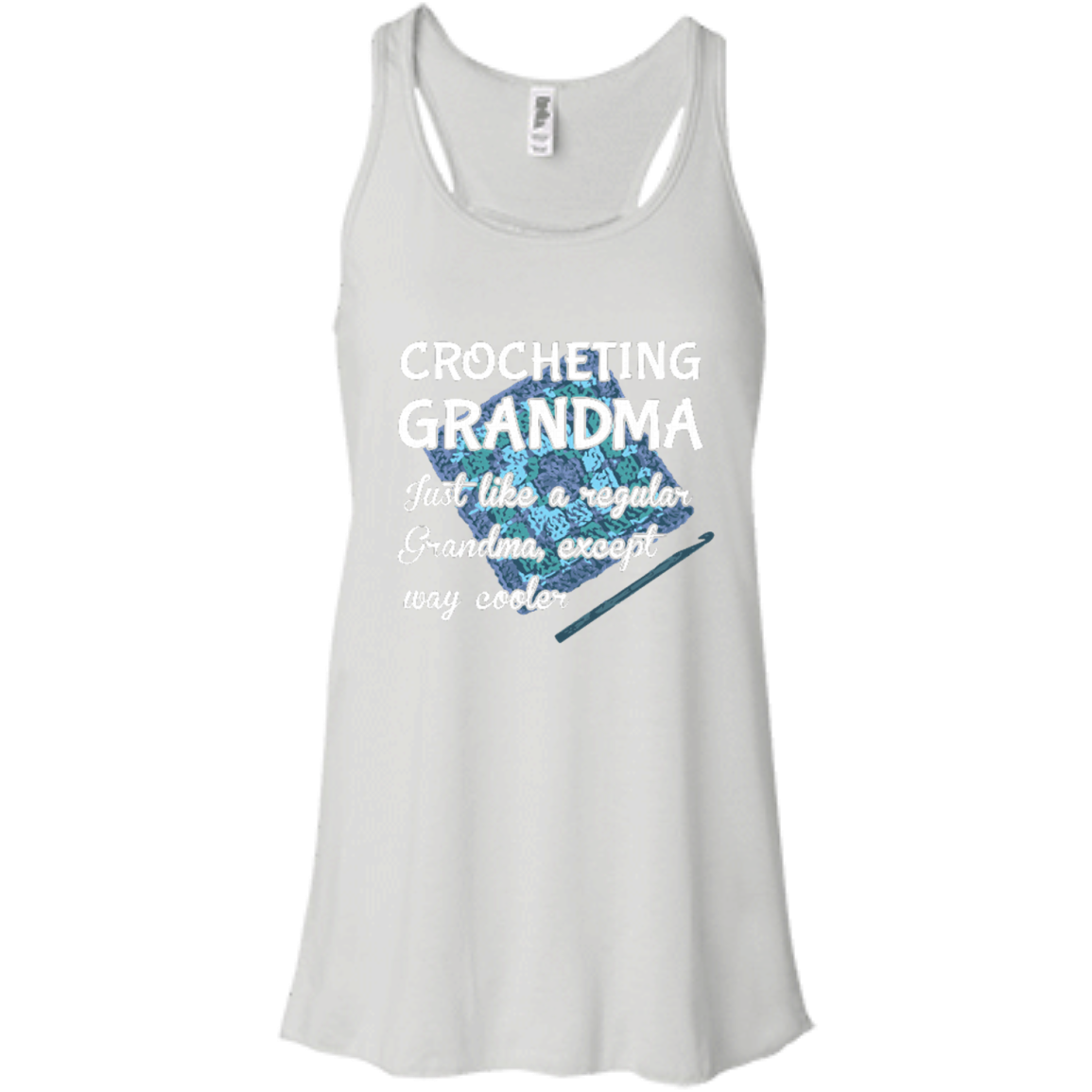 Crocheting Grandma Flowy Racerback Tank