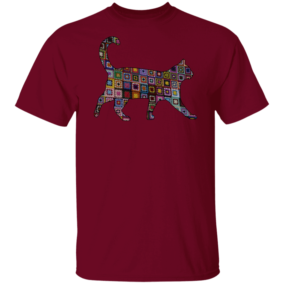 Granny Square Cat T-Shirt