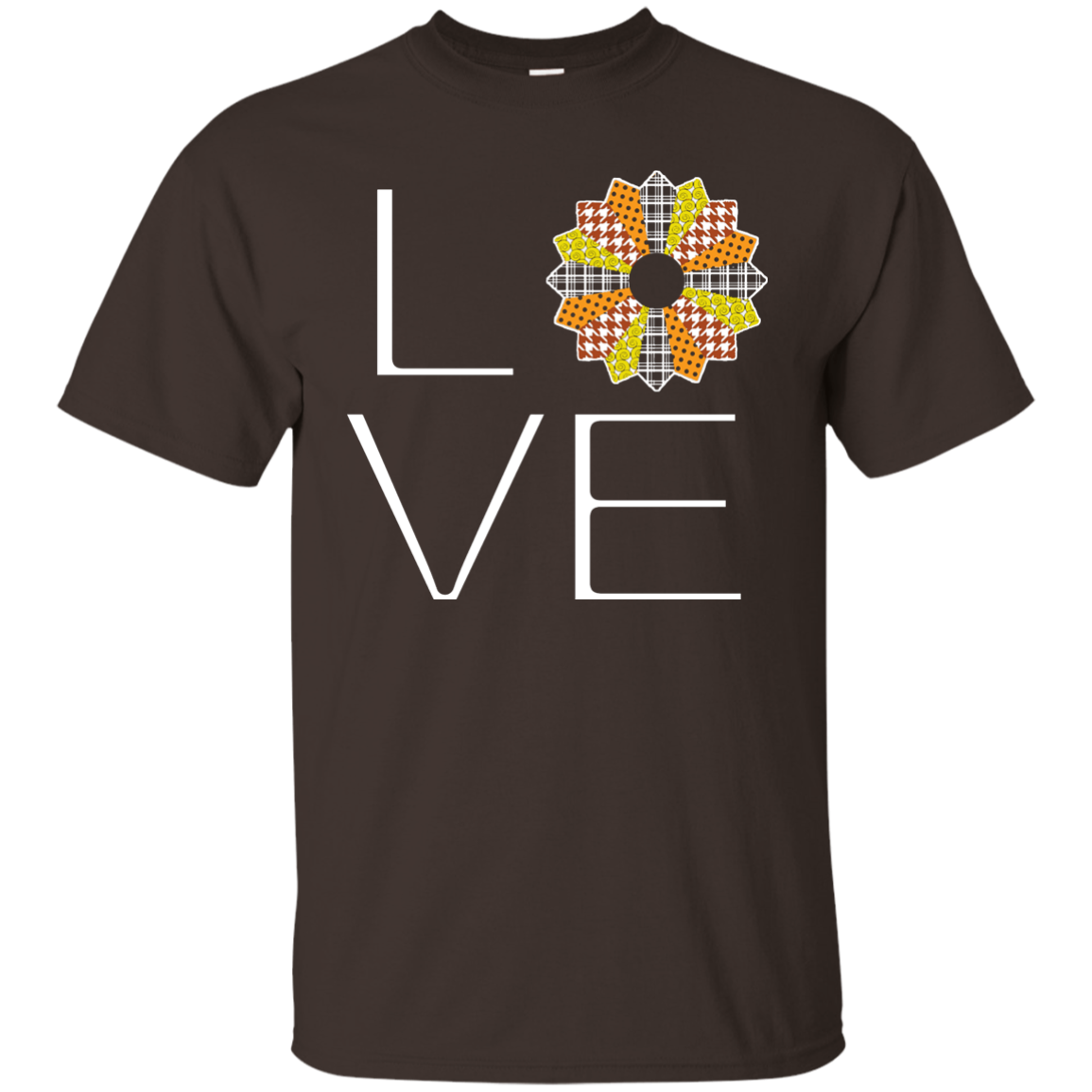 LOVE Quilting (Fall Colors) Custom Ultra Cotton T-Shirt - Crafter4Life - 3