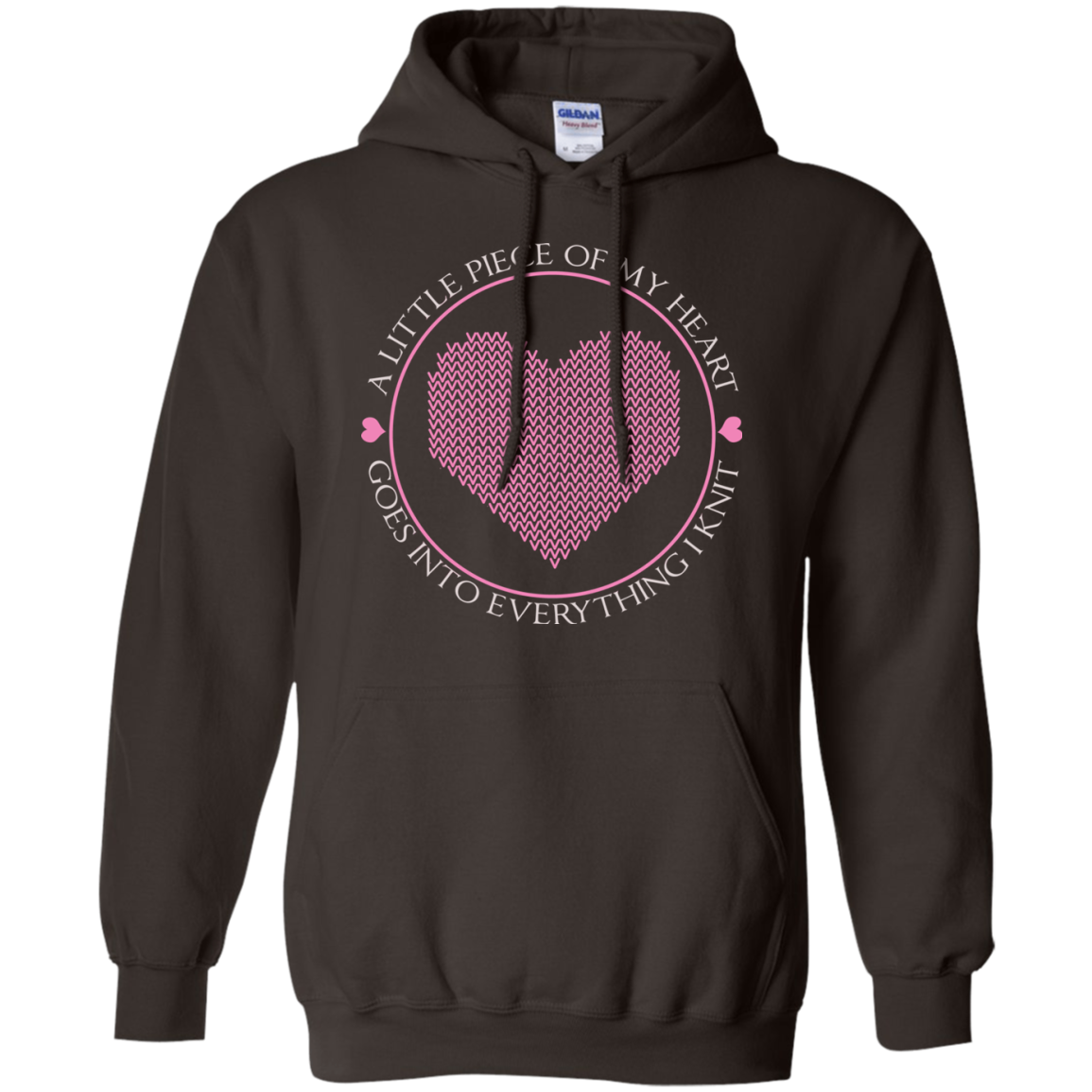 Piece of My Heart (Knit) Pullover Hoodie