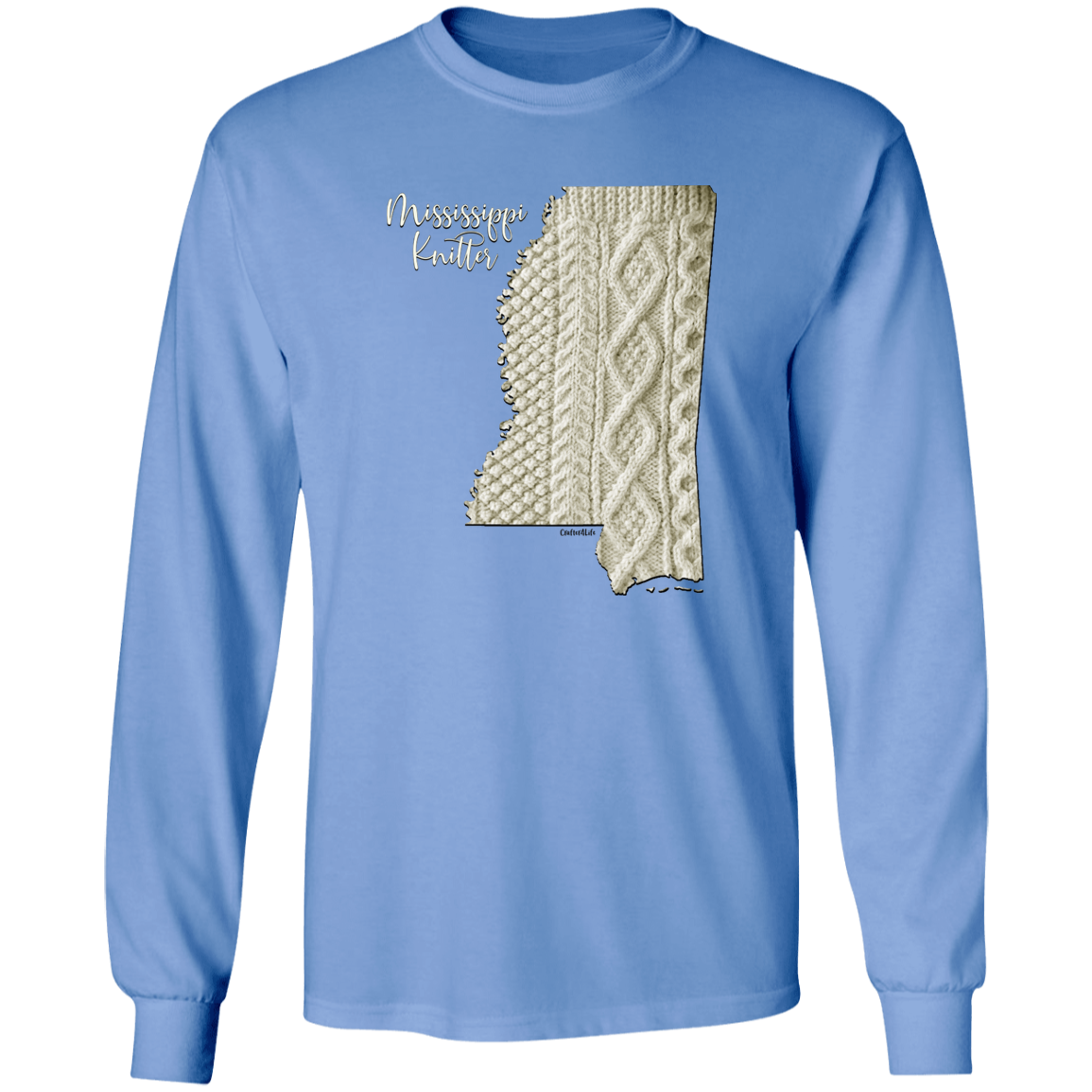 Mississippi Knitter LS Ultra Cotton T-Shirt
