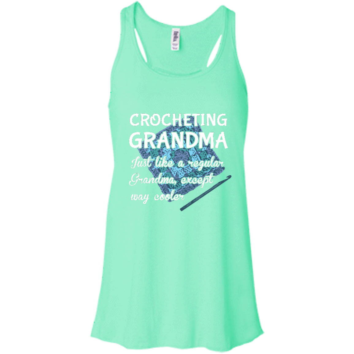 Crocheting Grandma Flowy Racerback Tank