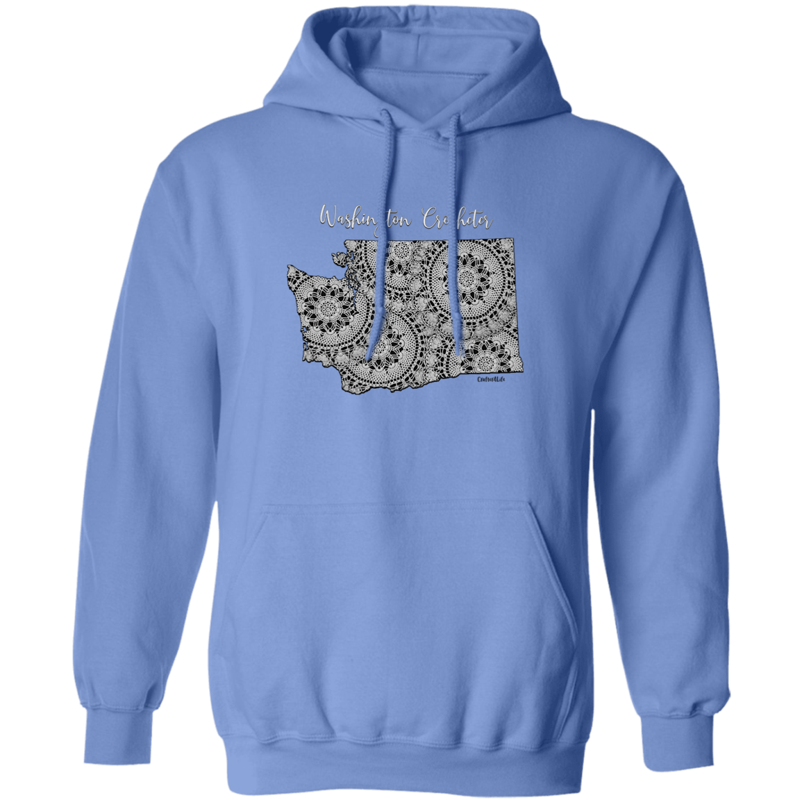 Washington Crocheter Pullover Hoodie