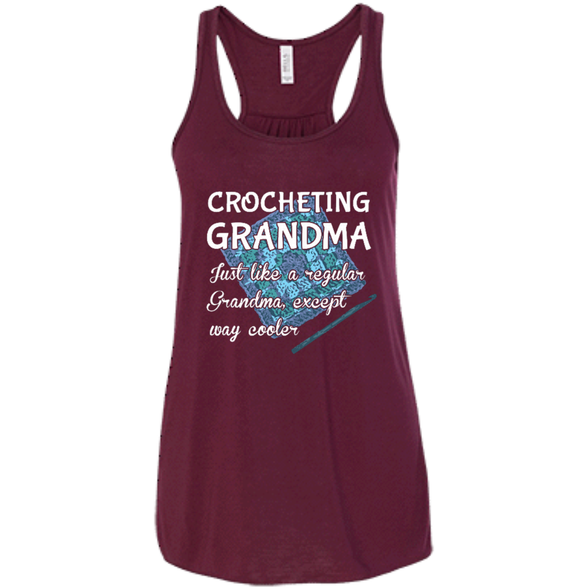 Crocheting Grandma Flowy Racerback Tank