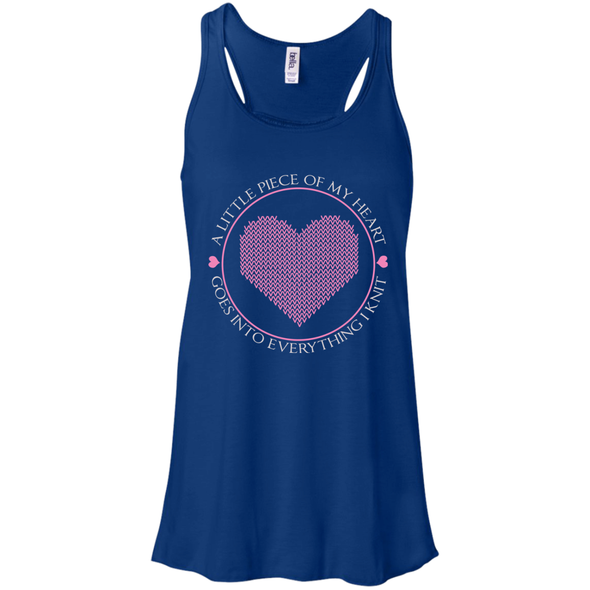 Piece of My Heart (Knit) Flowy Racerback Tank