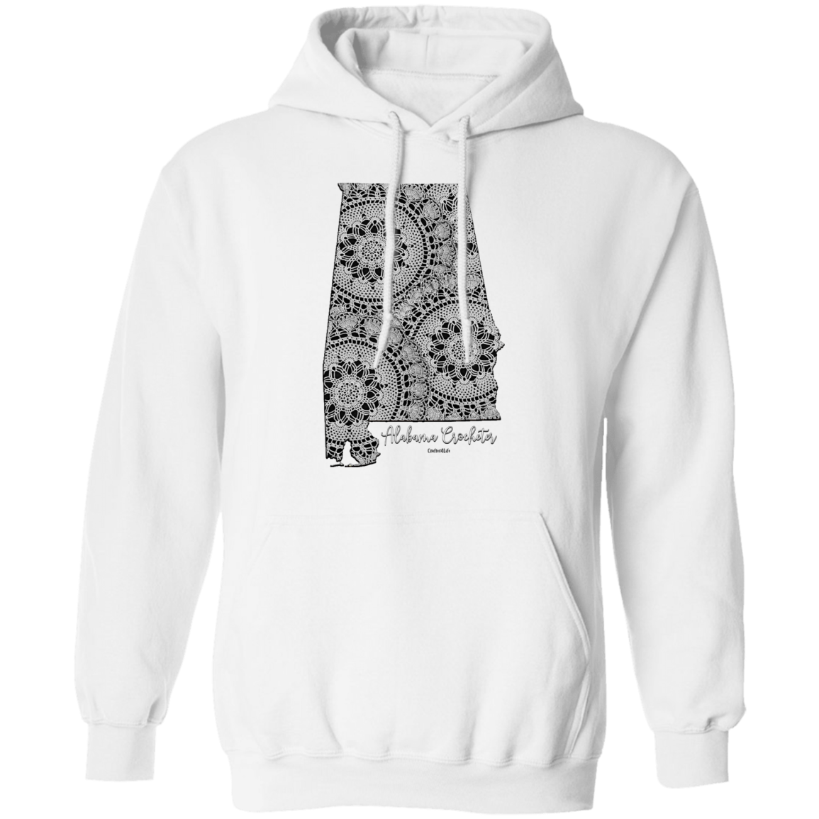 Alabama Crocheter Pullover Hoodie