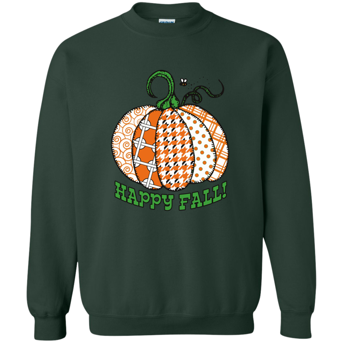 Happy Fall! Crewneck Pullover Sweatshirt