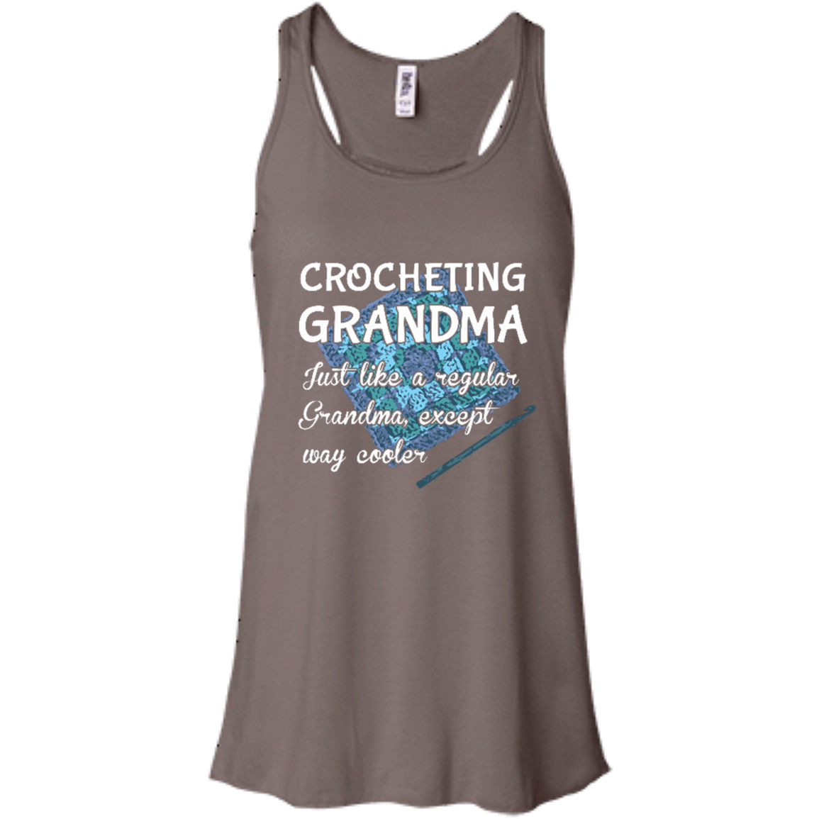Crocheting Grandma Flowy Racerback Tank