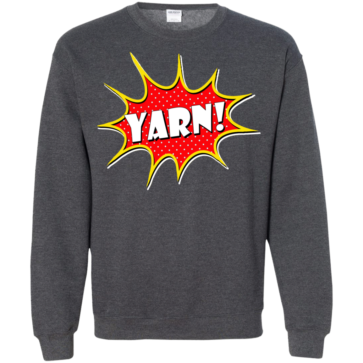 Yarn! Comic Starburst Crewneck Pullover Sweatshirt