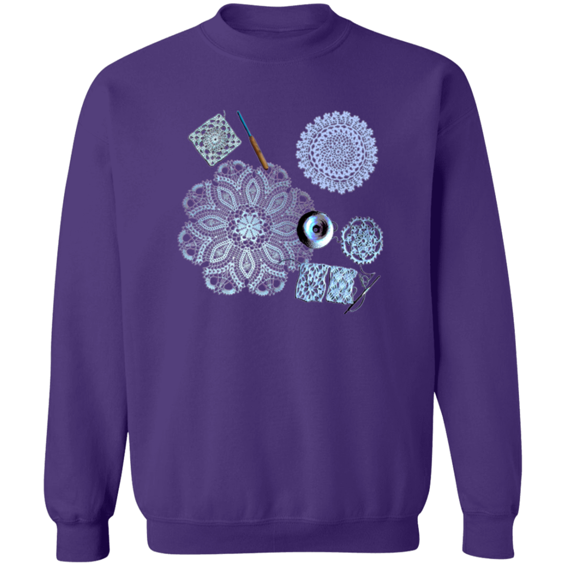 Crochet Collage Sweatshirt