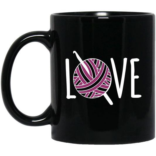 LOVE Crochet Mugs