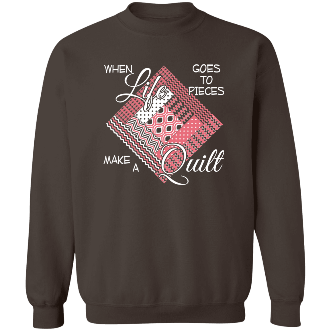 Make a Quilt (pink) Sweatshirt