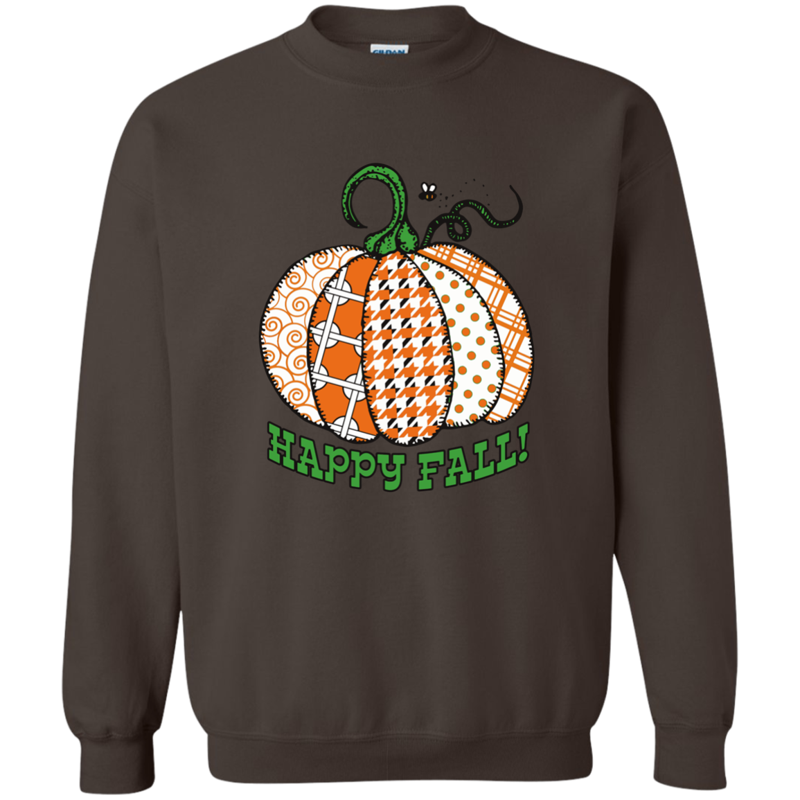 Happy Fall! Crewneck Pullover Sweatshirt