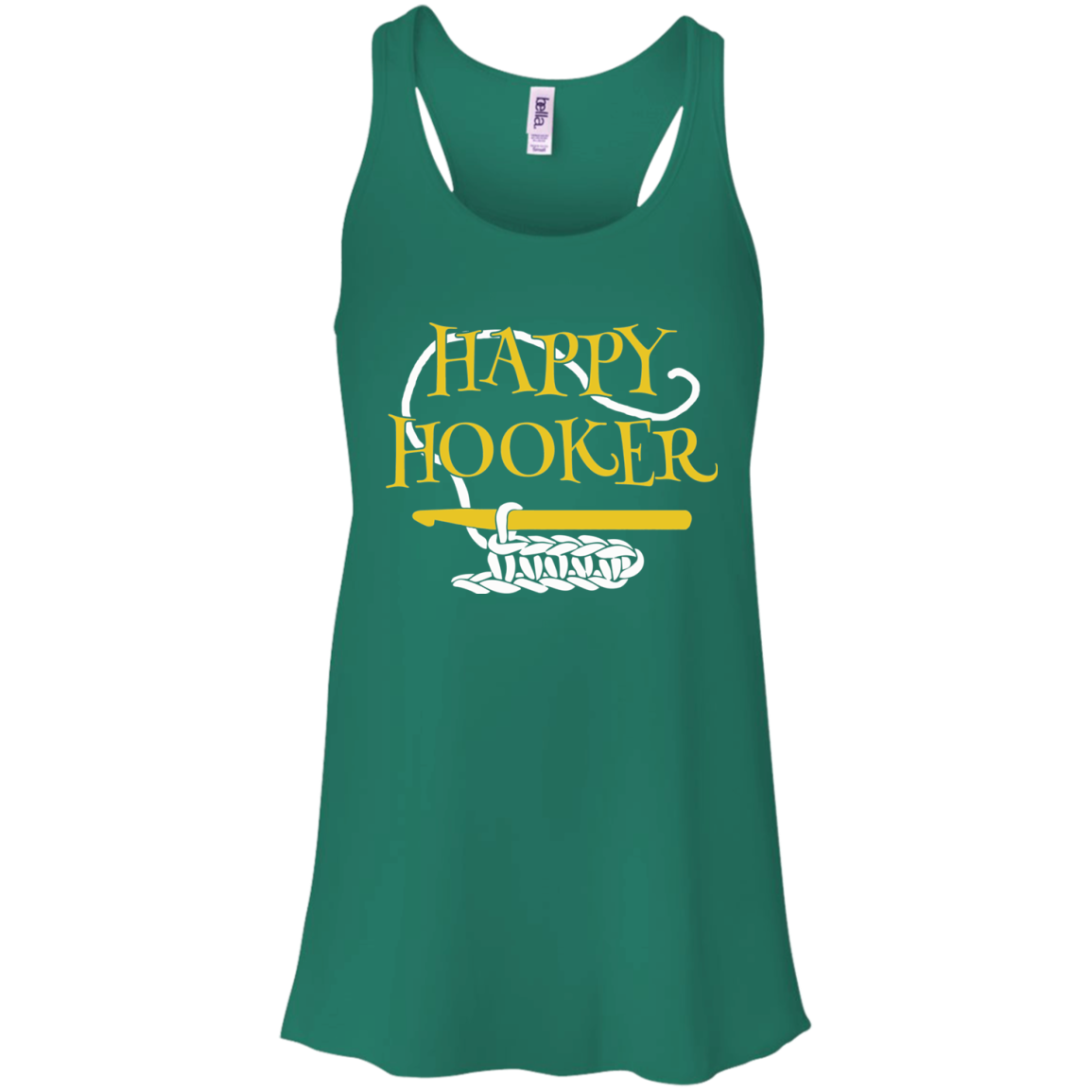 Happy Hooker Flowy Racerback Tank