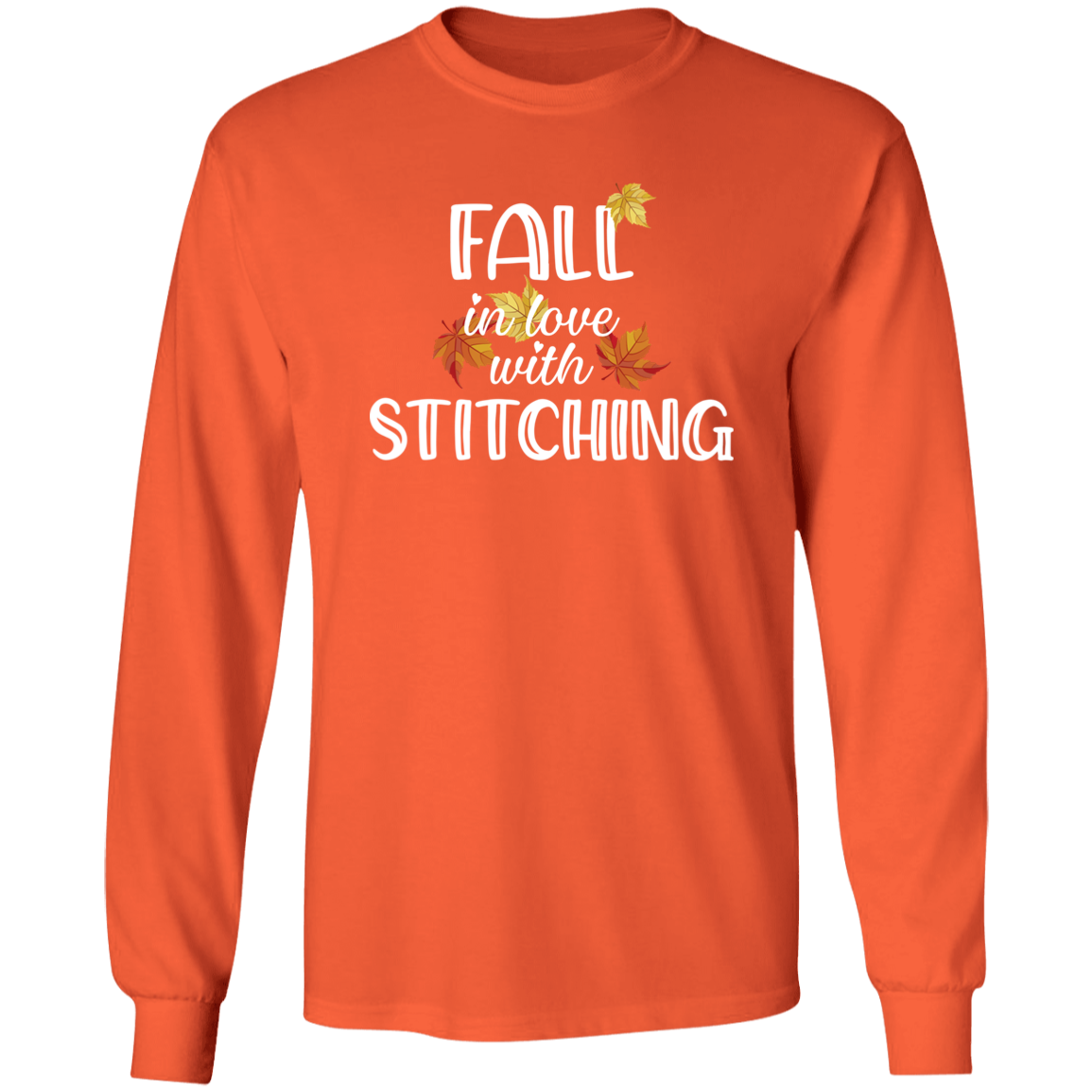 Fall in Love with Stitching LS Ultra Cotton T-Shirt