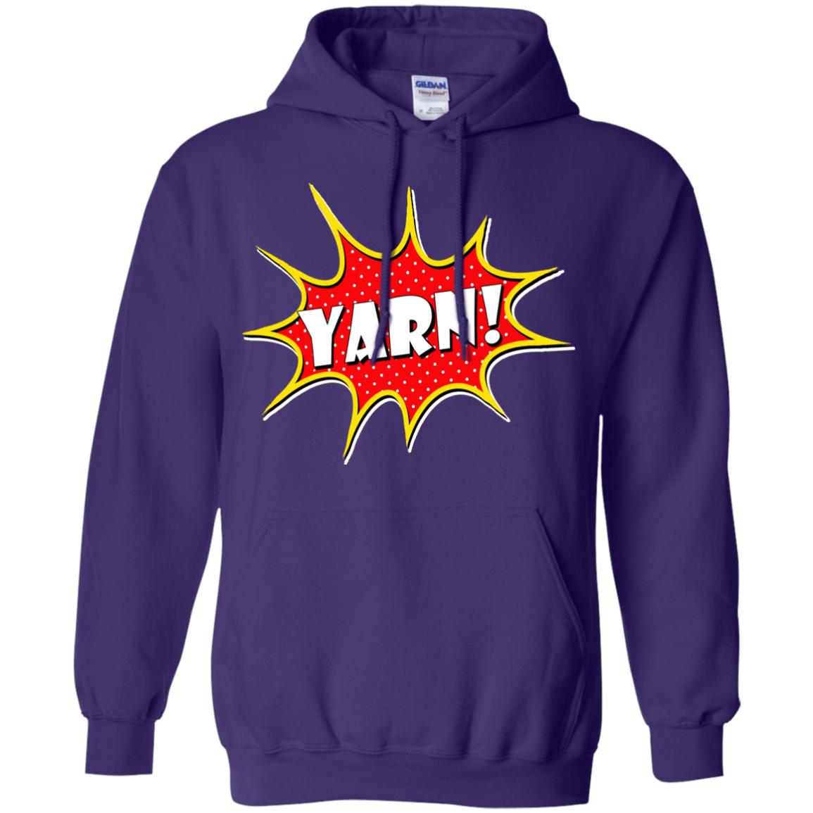 Yarn! Comic Starburst Pullover Hoodie