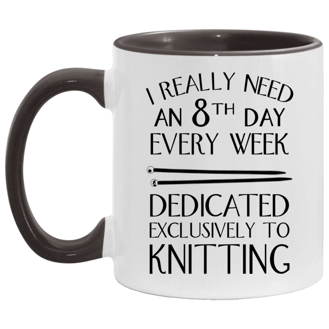 8th Day Knitting Mugs