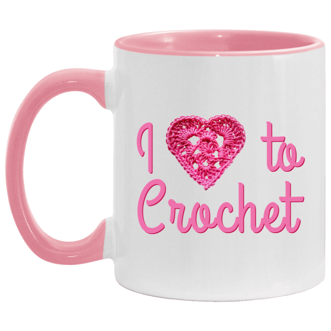 I Heart to Crochet Mugs