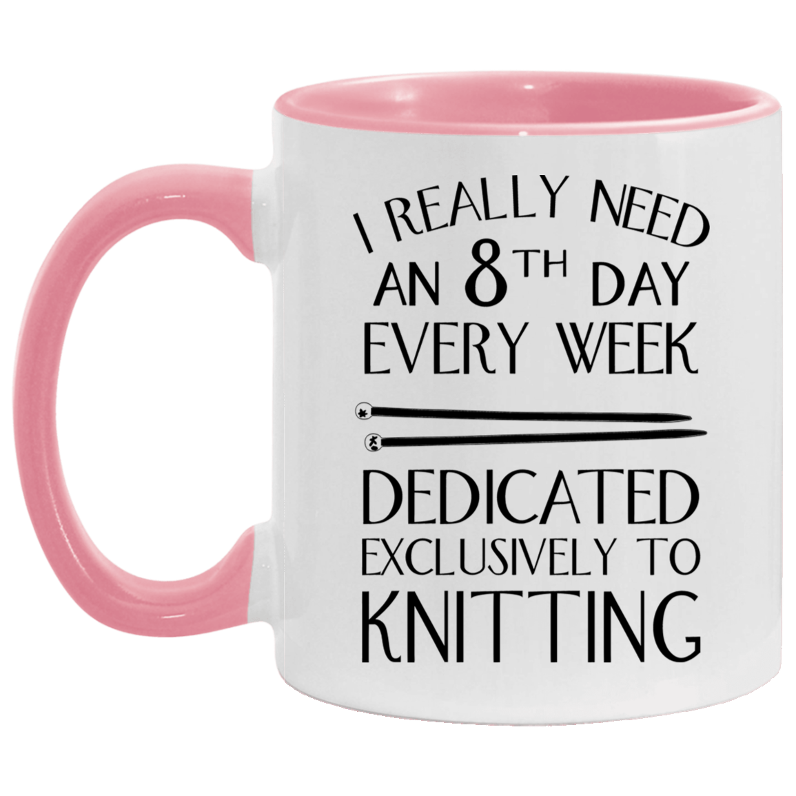 8th Day Knitting Mugs