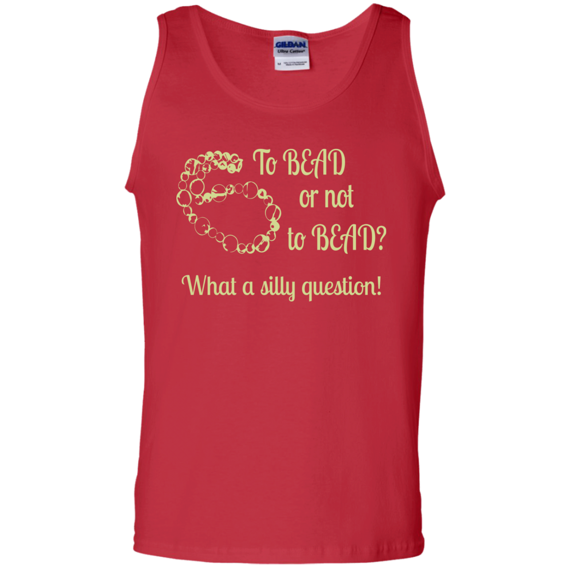 To Bead or Not To Bead Tank Top - Crafter4Life - 3