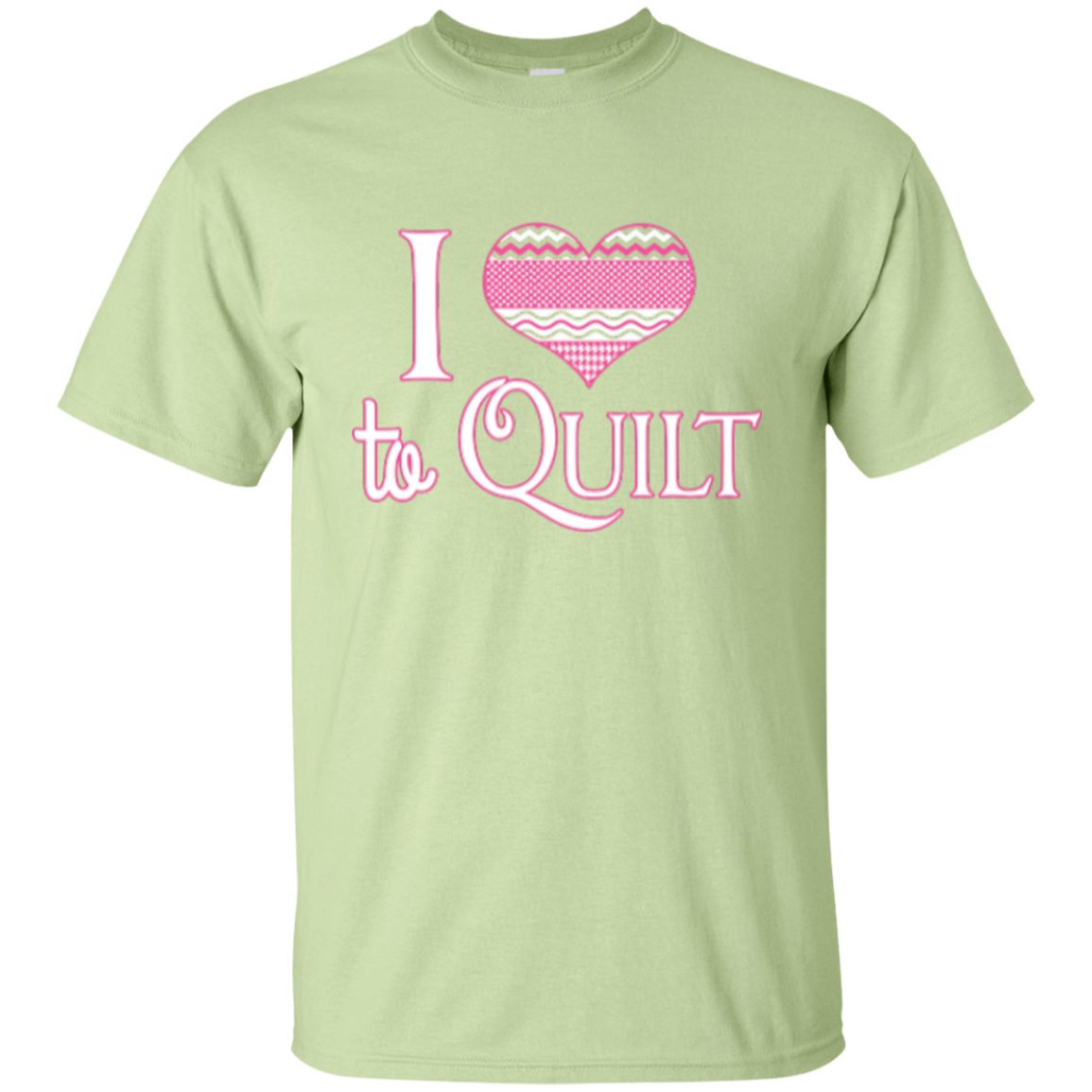 I Heart to Quilt Custom Ultra Cotton T-Shirt - Crafter4Life - 2