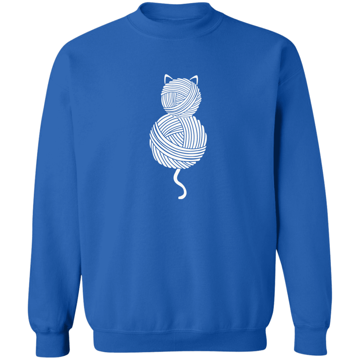 Yarn Kitty Crewneck Pullover Sweatshirt