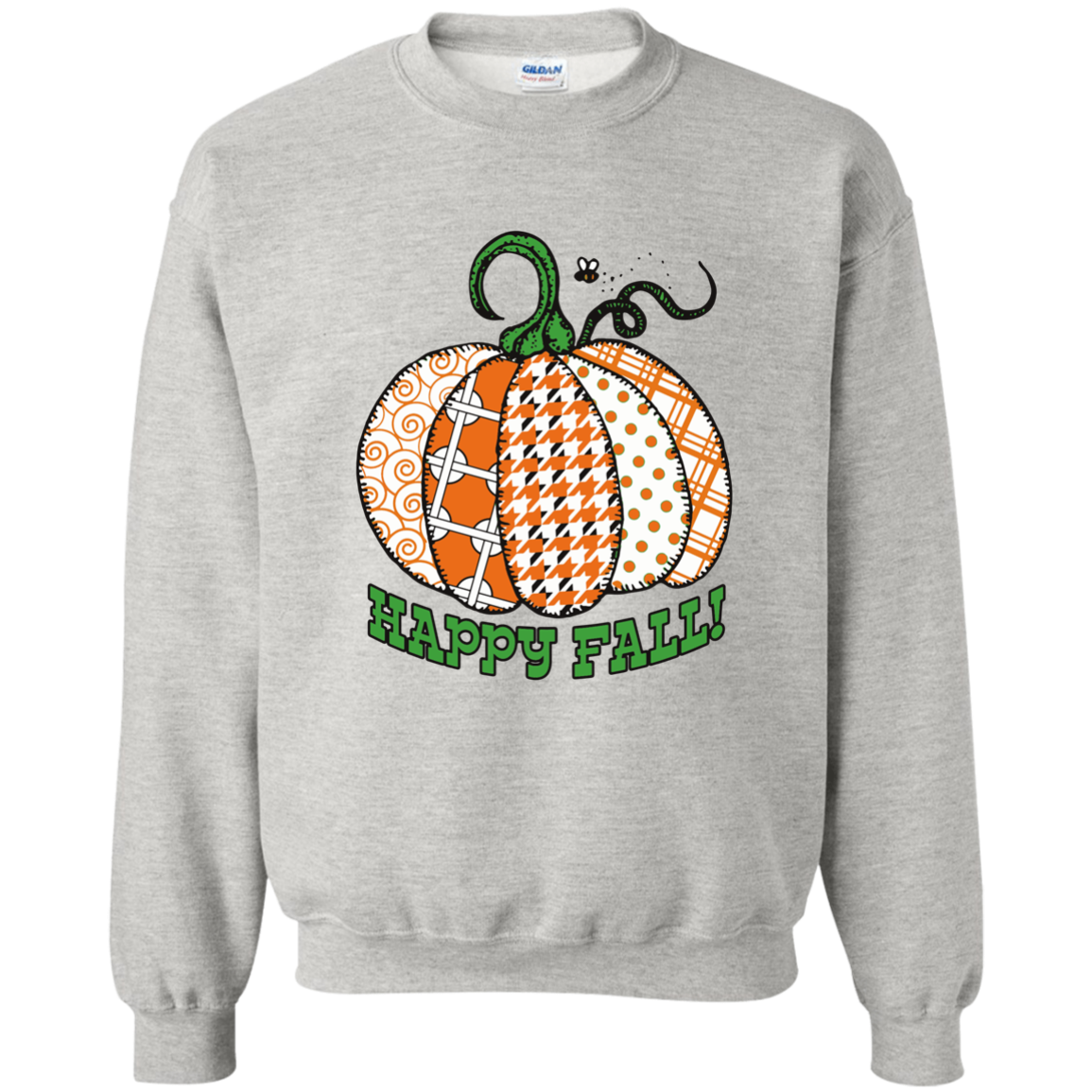 Happy Fall! Crewneck Pullover Sweatshirt
