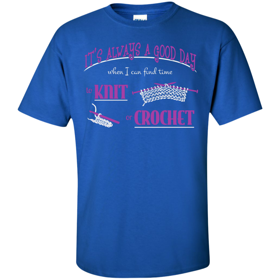 Good Day to Knit or Crochet Men's and Unisex T-Shirts - Crafter4Life - 5