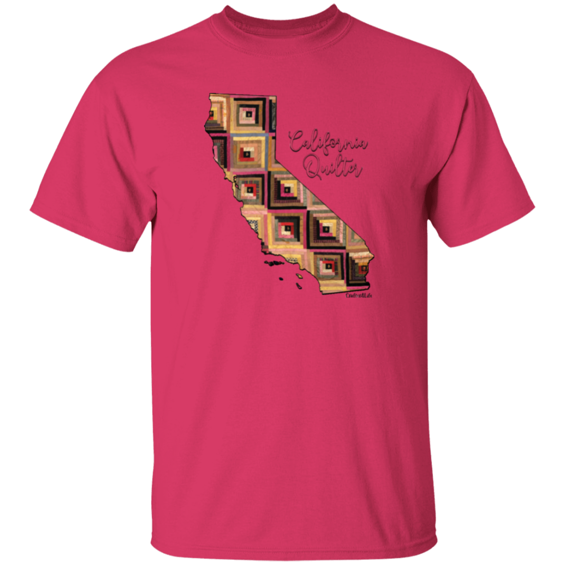 California Quilter T-Shirt, Gift for Quilting Friends and Family