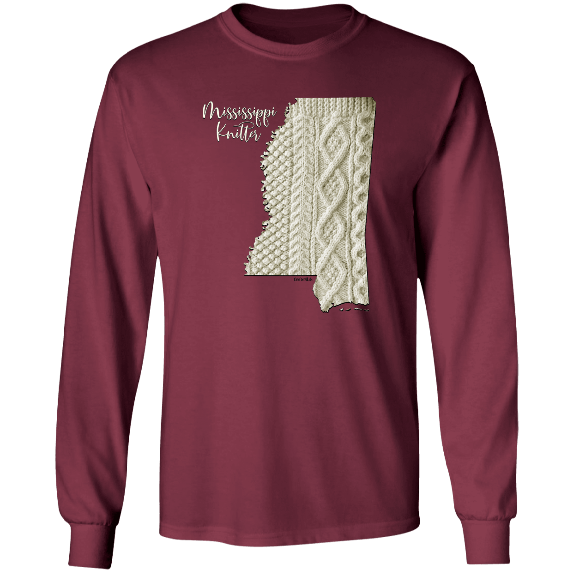 Mississippi Knitter LS Ultra Cotton T-Shirt