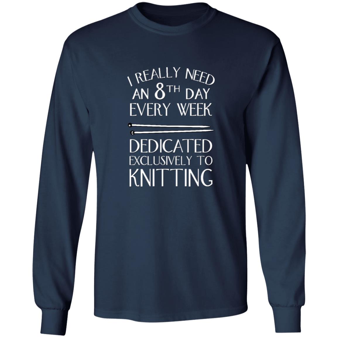 8th day knitting Long Sleeve T-Shirt