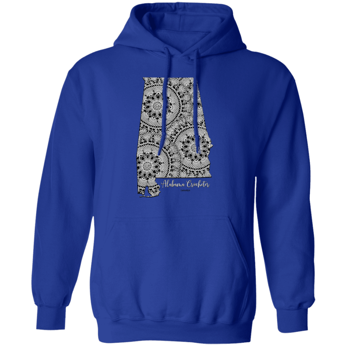 Alabama Crocheter Pullover Hoodie
