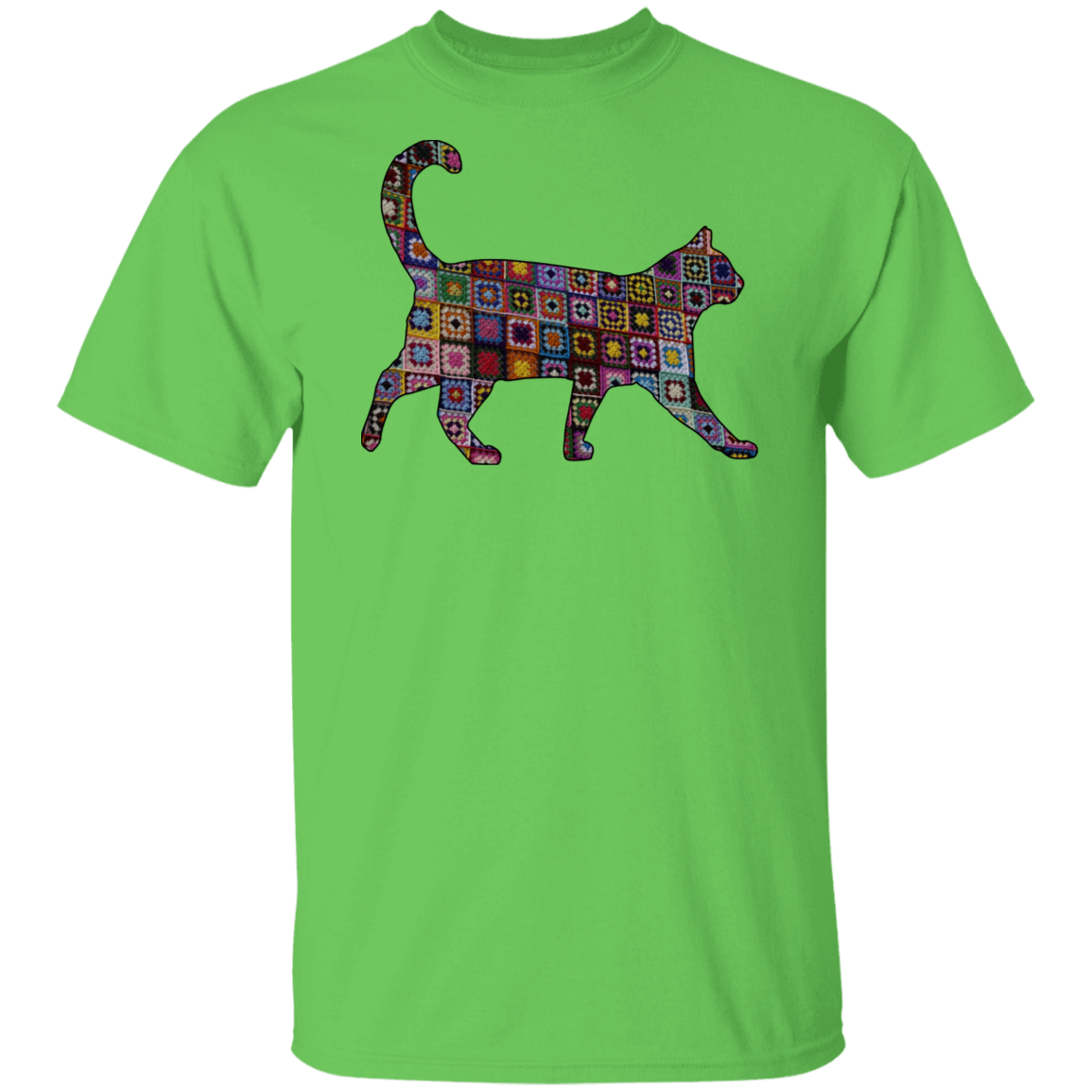 Granny Square Cat T-Shirt