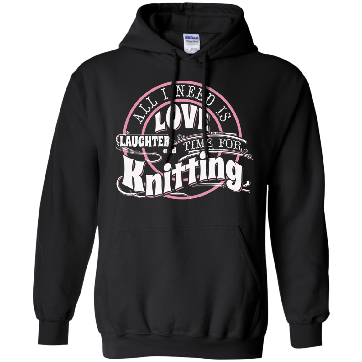 Time for Knitting Pullover Hoodie