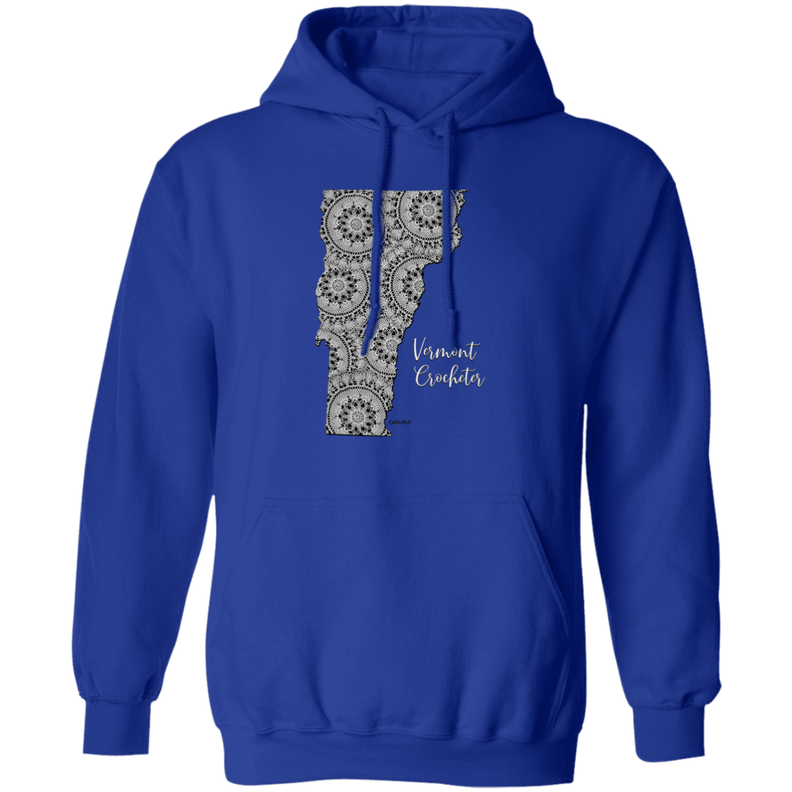 Vermont Crocheter Pullover Hoodie