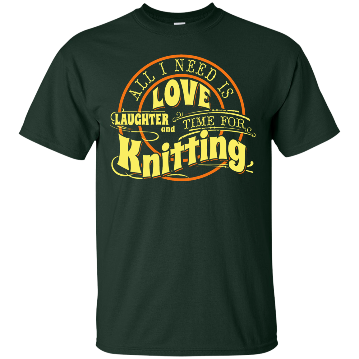 Time for Knitting (yellow) Custom Ultra Cotton T-Shirt - Crafter4Life - 2