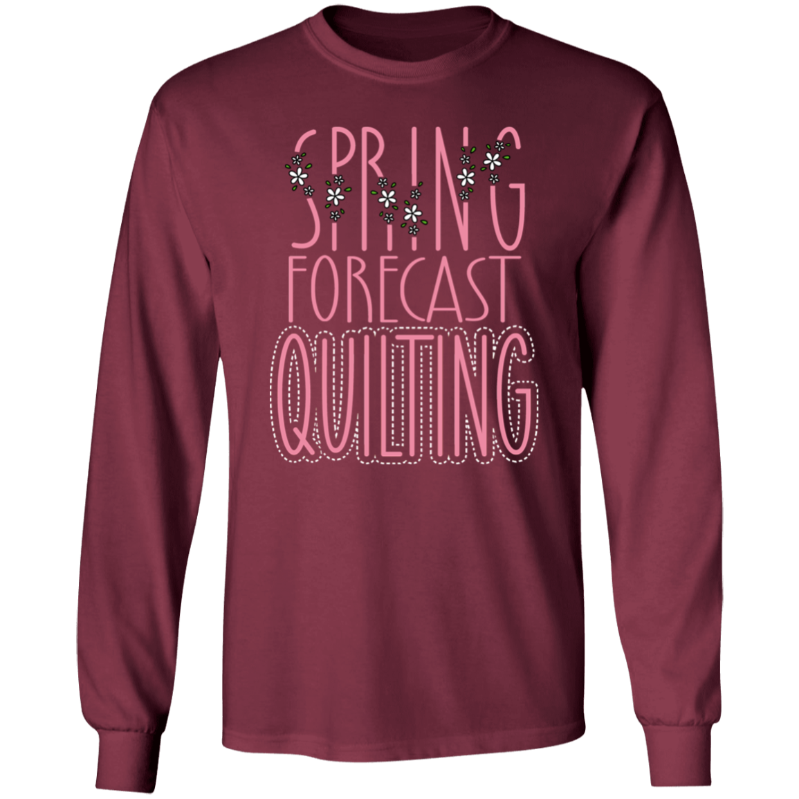 Spring Forecast Quilting LS Ultra Cotton T-Shirt