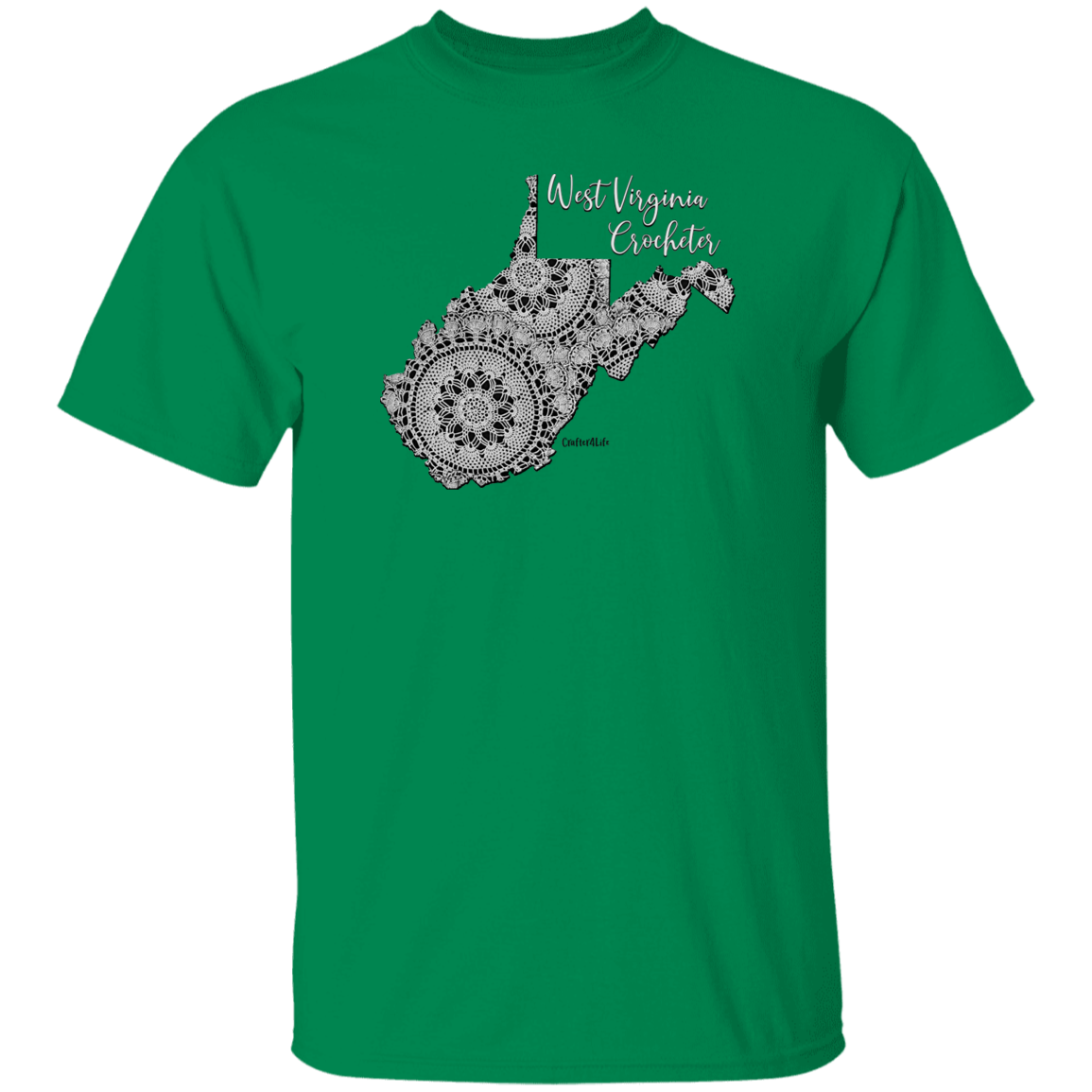 West Virginia Crocheter Cotton T-Shirt