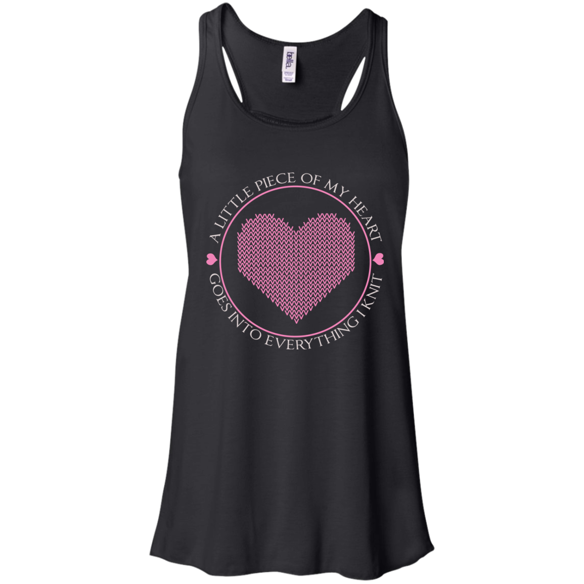 Piece of My Heart (Knit) Flowy Racerback Tank