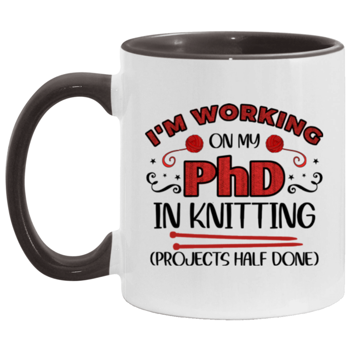 PhD in Knitting Mugs