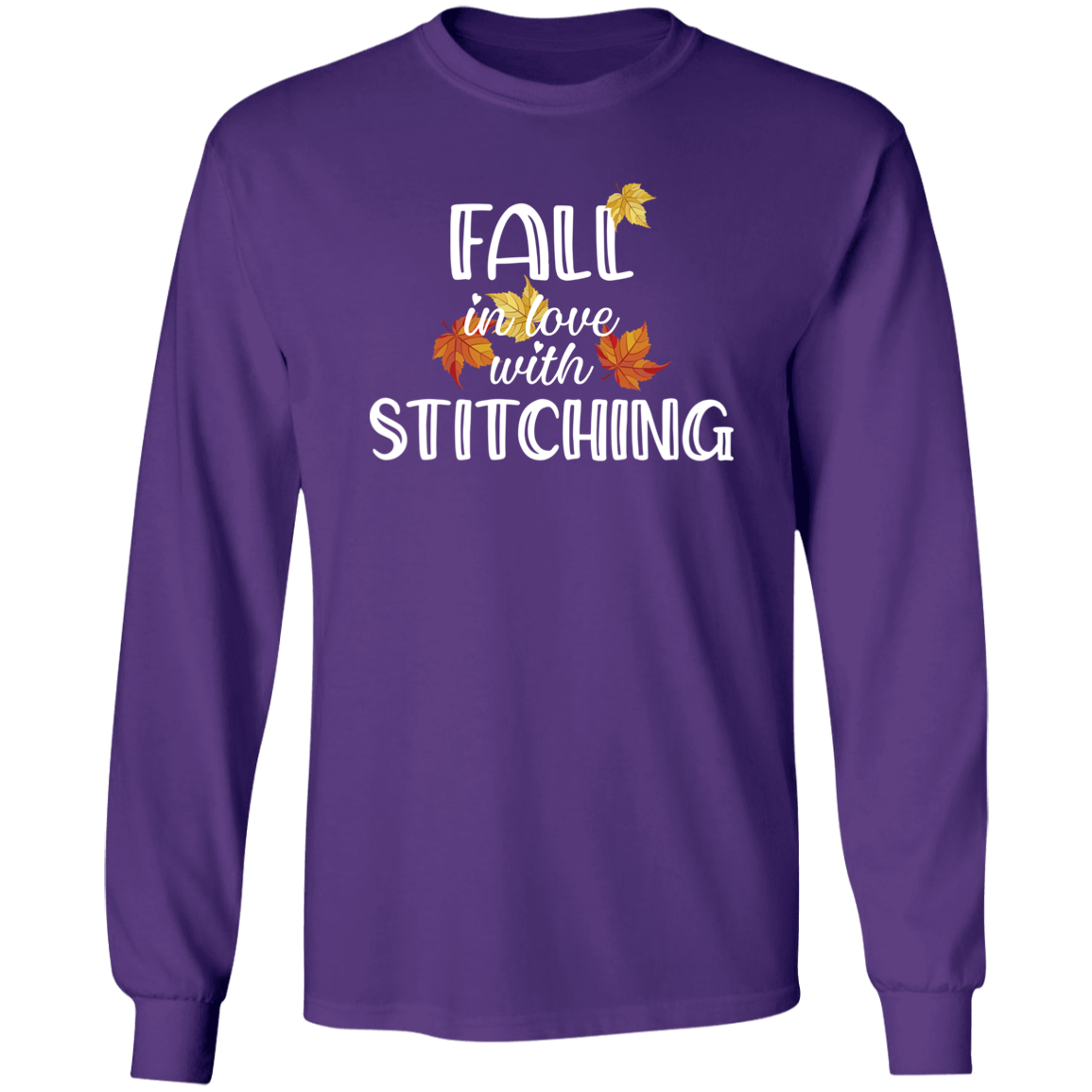 Fall in Love with Stitching LS Ultra Cotton T-Shirt