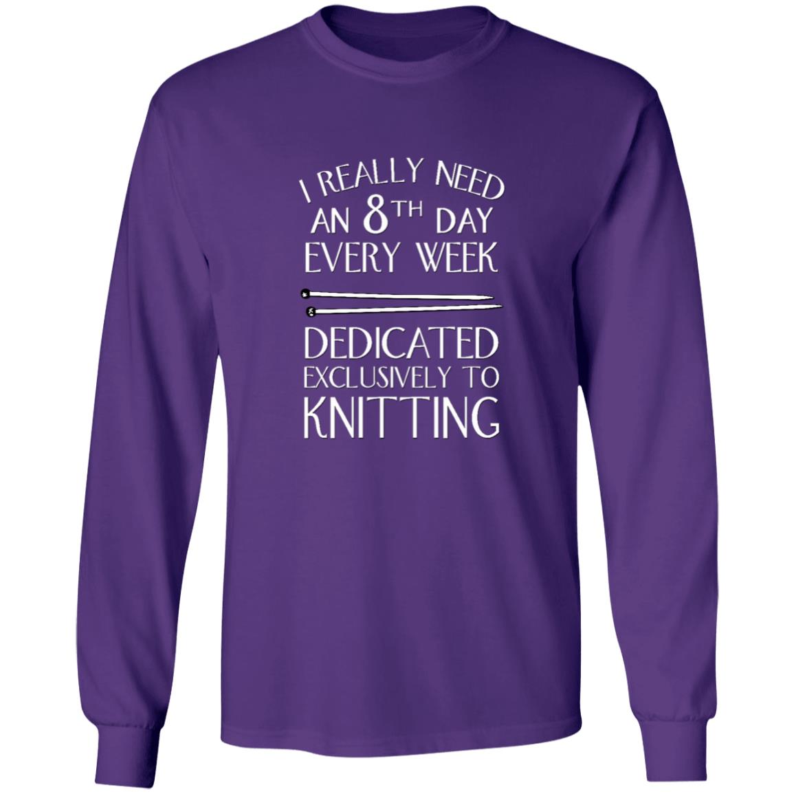 8th day knitting Long Sleeve T-Shirt