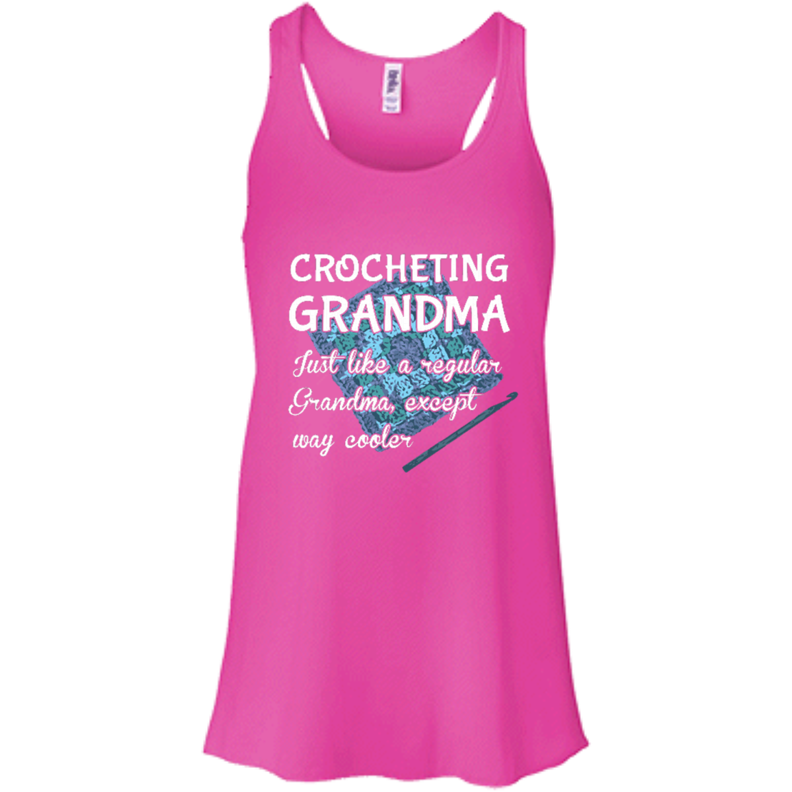 Crocheting Grandma Flowy Racerback Tank
